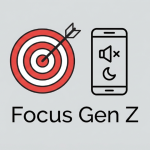 Cible minimaliste concentration et focus Gen Z