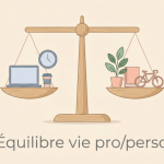Balance minimaliste équilibre vie pro vie perso